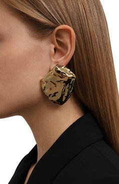 Женские серьги DRIES VAN NOTEN золотого цвета, арт. 232-018253-061 | Фото 4 (Нос: Не проставлено; Региональные ограничения белый список (Axapta Mercury): Не проставлено; Материал: Металл)