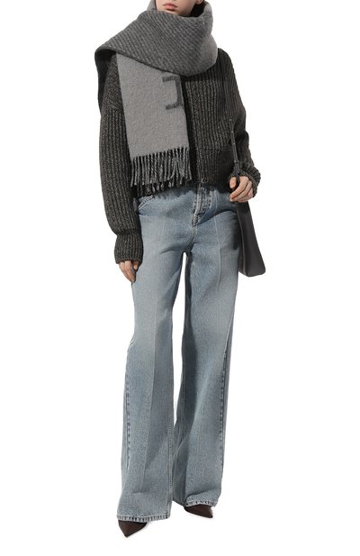 Шерстяной шарф BY FAR, арт. 23FWALSRCEM, фото 2