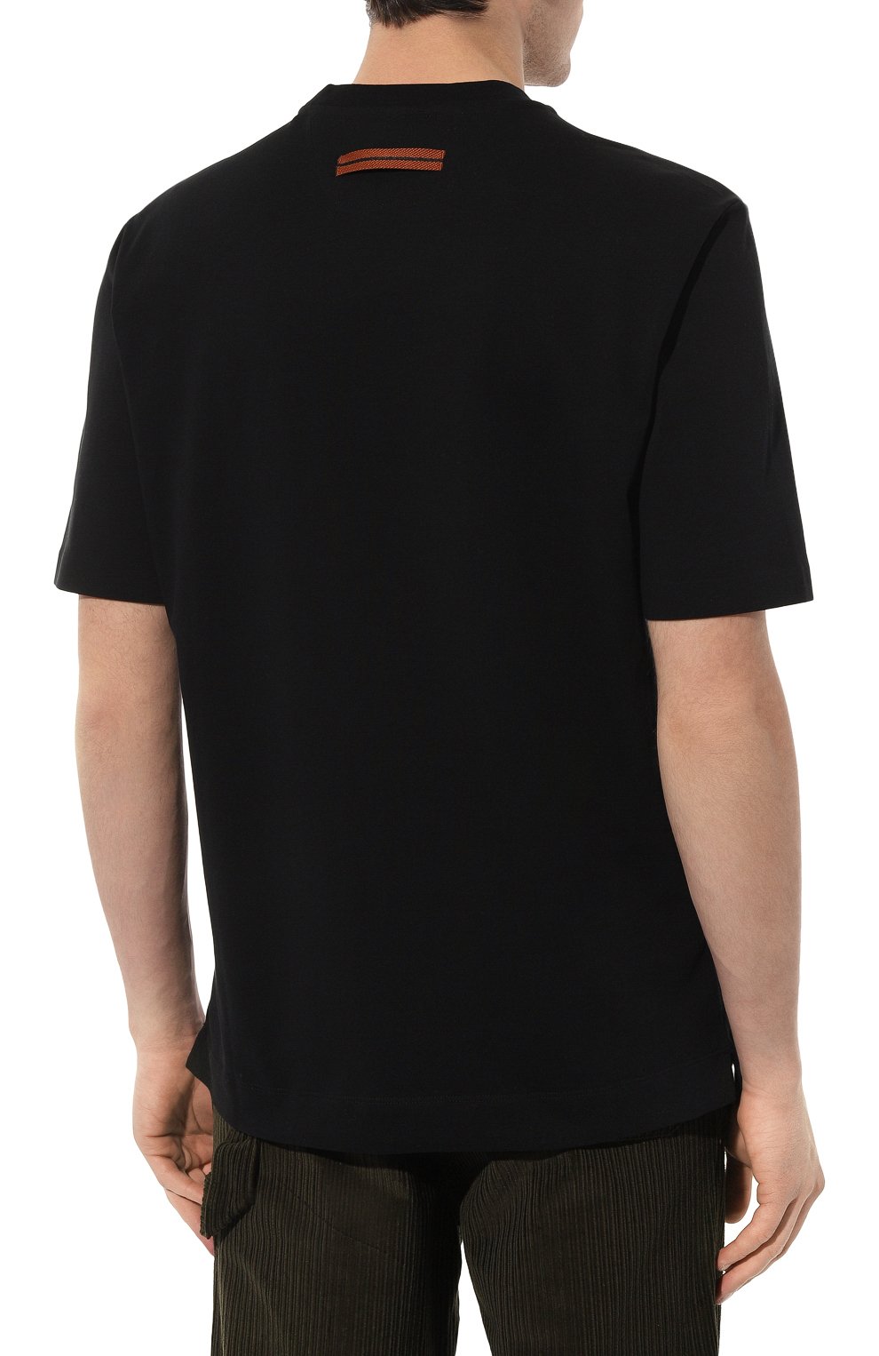 Хлопковая футболка ZEGNA, арт. UC385A6/C785, фото 4