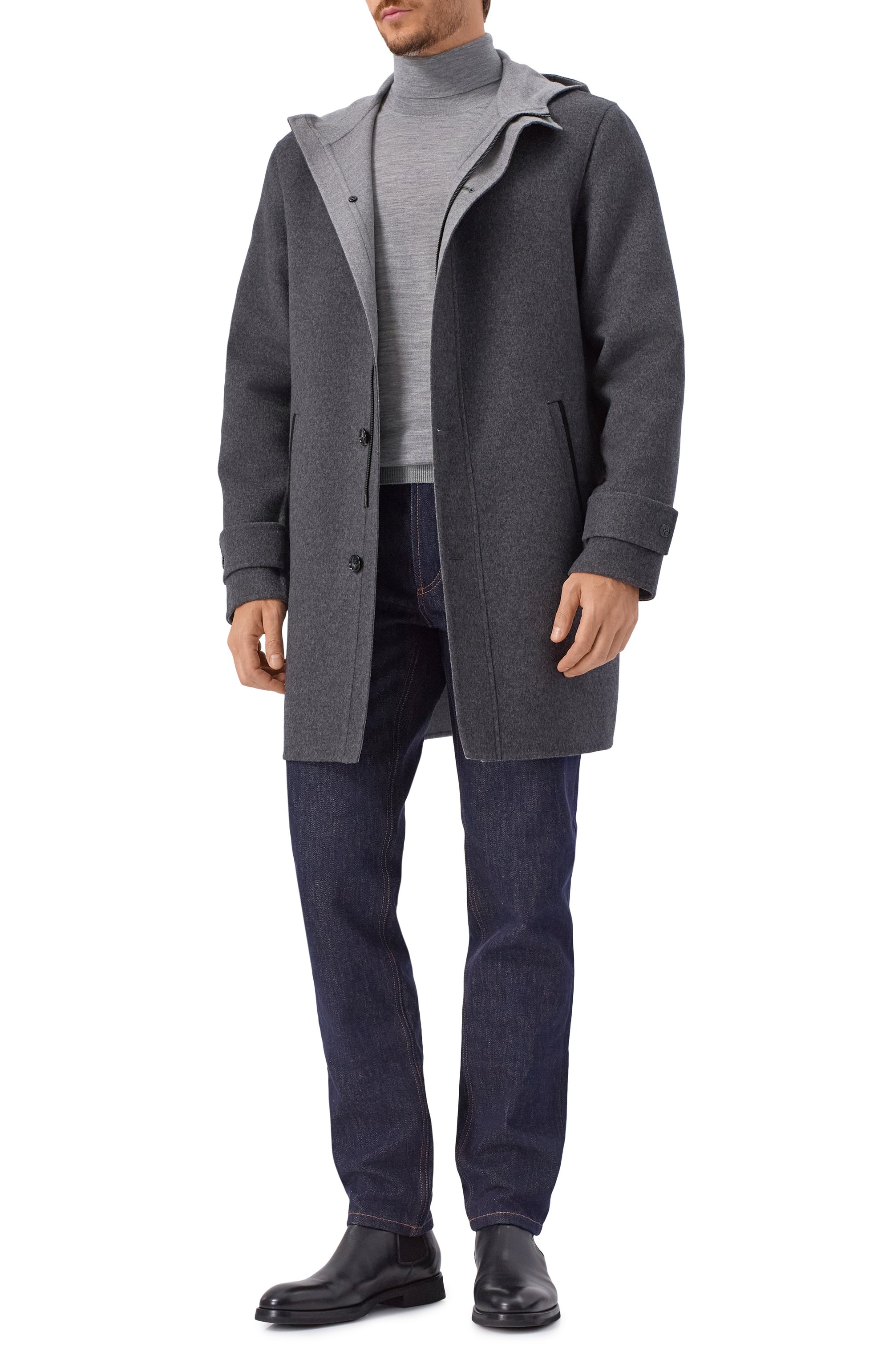 Парка из шерсти и кашемира KITON, арт. UW2178V0403H08, фото 2