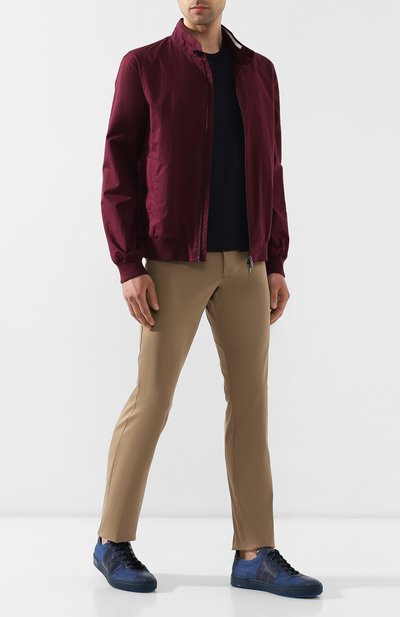 Брюки из смеси хлопка и шелка ANDREA CAMPAGNA, арт. SC/1 FIBB/BN0002BX, фото 2