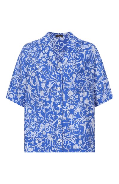 Женская льняная рубашка KITON, арт. D58459H08903