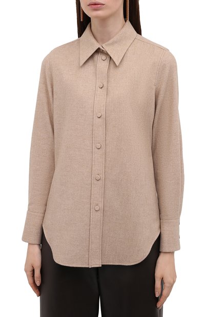 Рубашка из шерсти и кашемира CHLOÉ, арт. CHC21WHT16064, фото 3