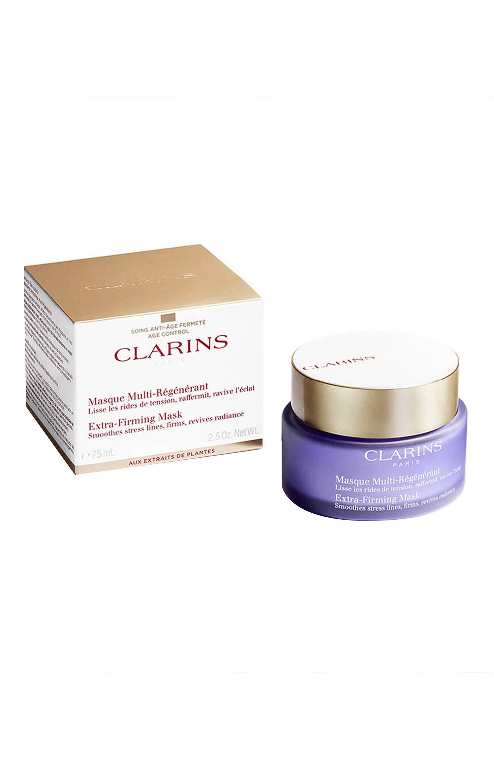 Омолаживающая маска, моментально устраняющая следы усталости и стресса multi-regenerant (75ml) CLARINS, арт. 80016252, фото 4