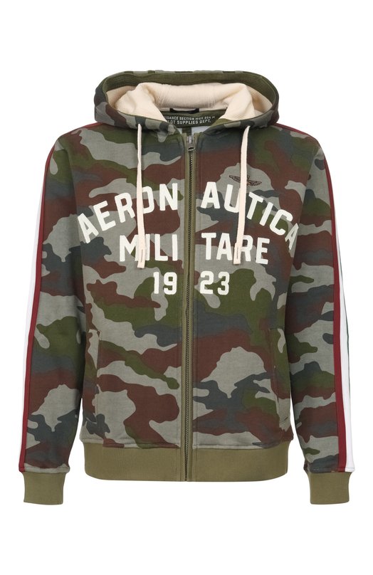 Хлопковая толстовка Aeronautica Militare FE2070UF00678 Разноцветный FE2070UF00678