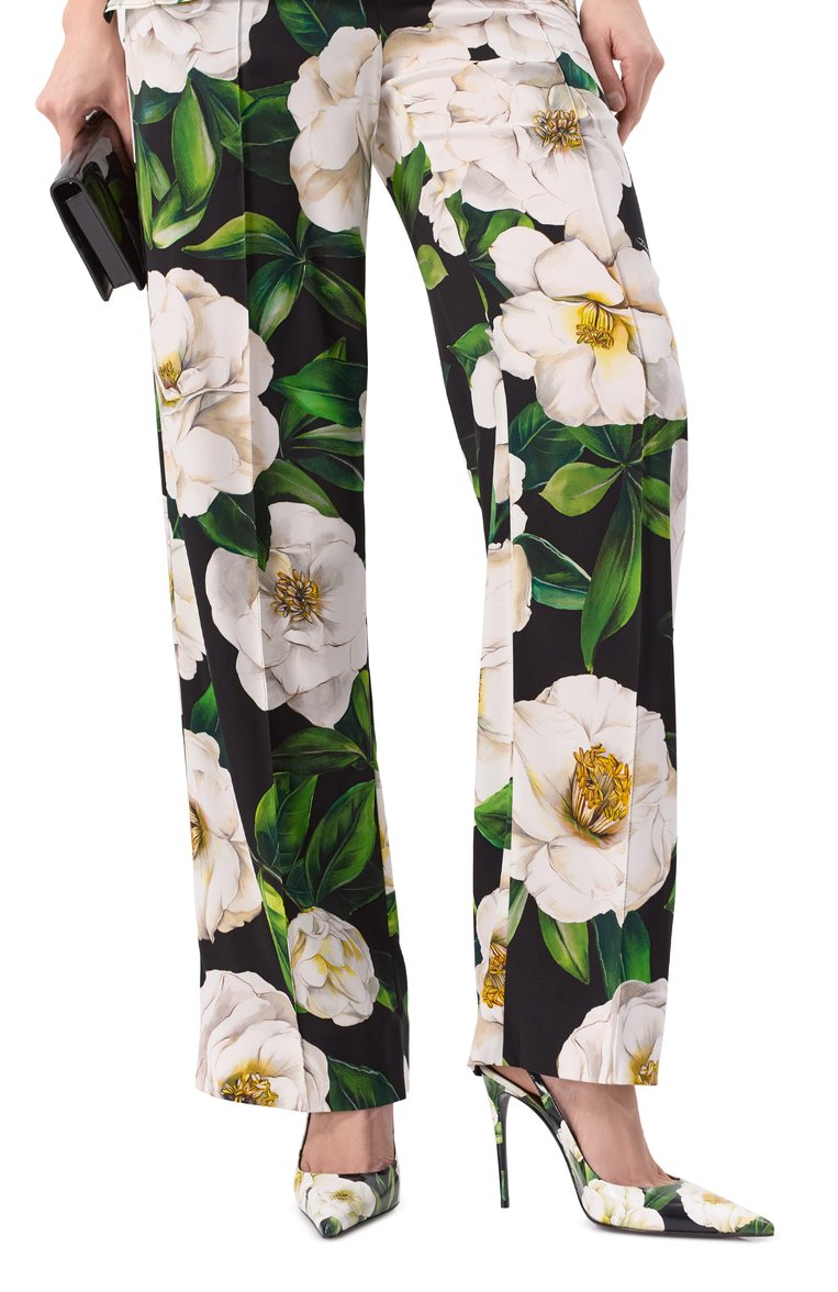 Женские кожаные туфли lollo 105 DOLCE & GABBANA разноцветного цвета, арт. CG0876/A6023 | Фото 3 (Каблук высота: Высокий; Под�ошва: Плоская; Материал внешний: Натуральная кожа; Материал внутренний: Натуральная кожа; Женское Кросс-КТ: Слингбэки; Каблук тип: Шпилька; Автоматизация ТО: Проставлено; Автоматизация состава: Проставлено; Размерность: Товар большемерит; Re-sync: On)