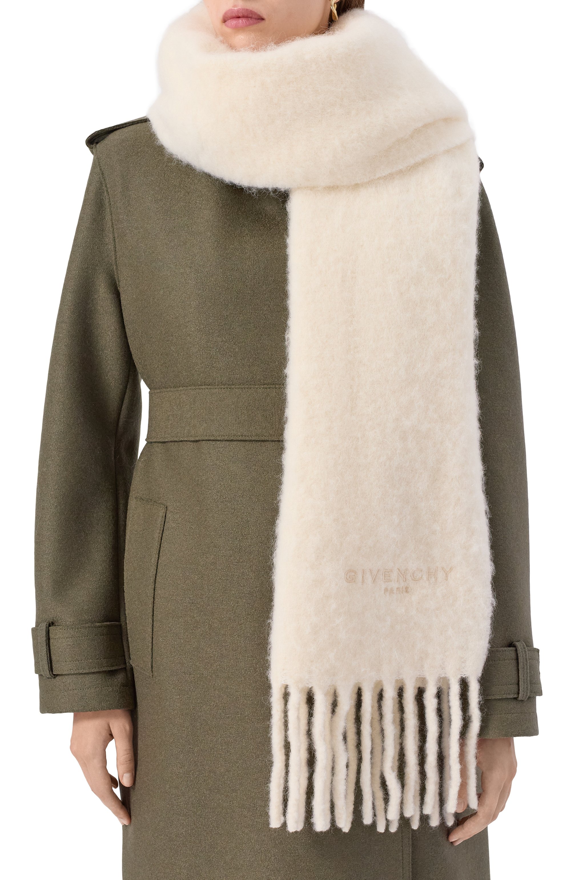 Шерстяной шарф GIVENCHY, арт. 710003995, фото 2