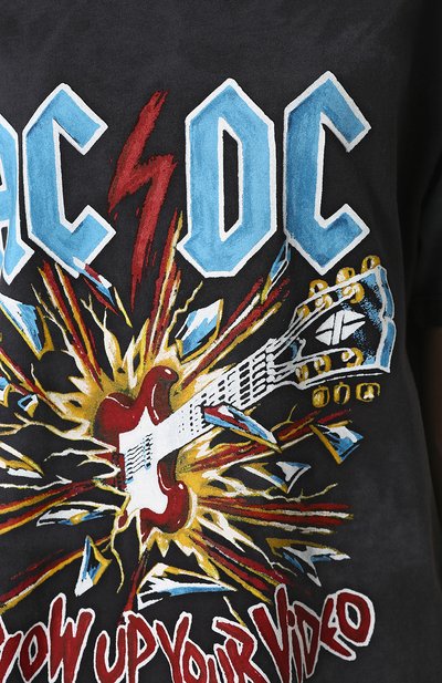 Хлопковая футболка свободного кроя с принтом GUCCI, арт. 492347/X3H43, фото 5