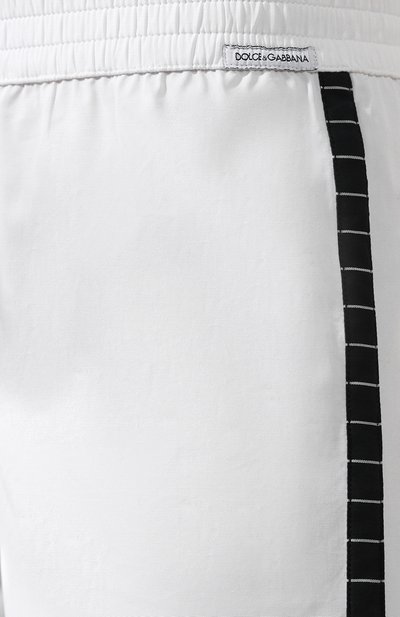 Хлопковые шорты DOLCE & GABBANA белого цвета по цене 49950 руб., арт. 03A26T/FU6S8, фото 5 Хлопковые шорты DOLCE & GABBANA, арт. 03A26T/FU6S8, фото 5