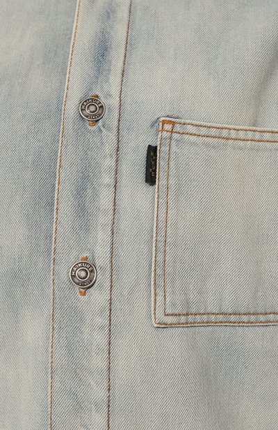 Джинсовая рубашка HAIKURE голубого цвета по цене 32100 руб., арт. HEW06058DF095L0739, фото 5 Джинсовая рубашка HAIKURE, арт. HEW06058DF095L0739, фото 5
