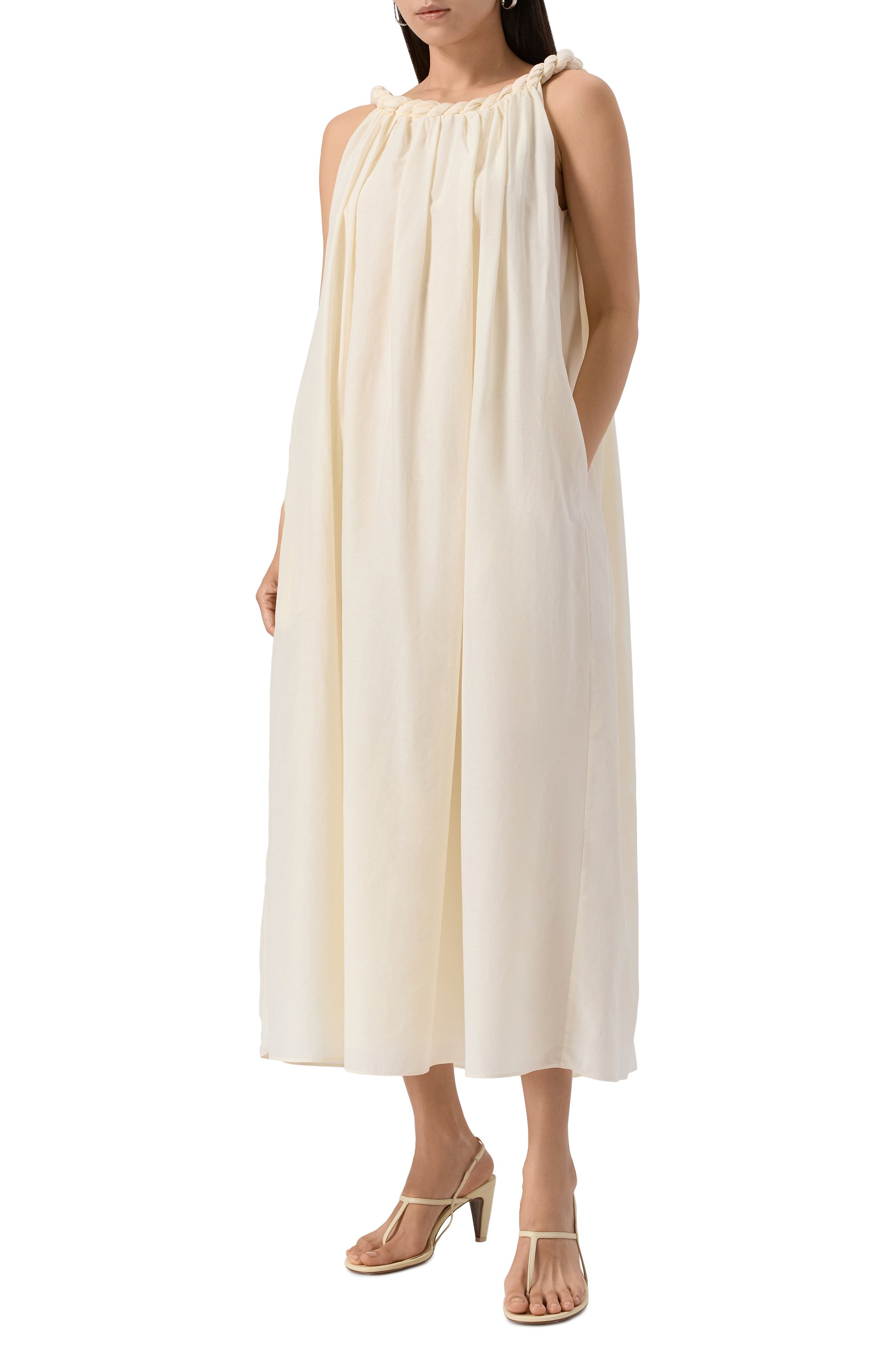 Платье из хлопка и шелка LOULOU DE SAISON, арт. KIKA, фото 2