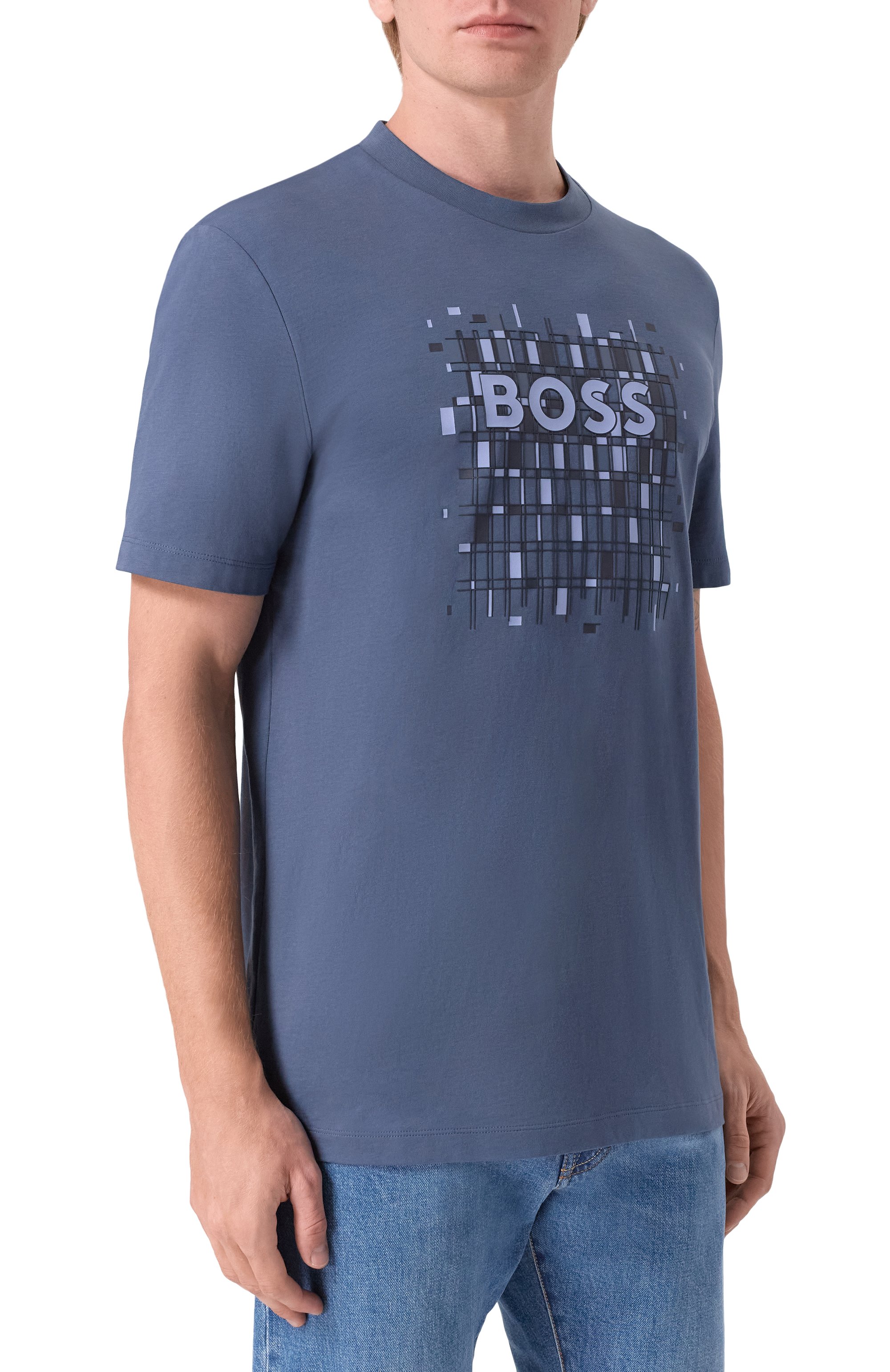 Хлопковая футболка BOSS, арт. 50555799, фото 3