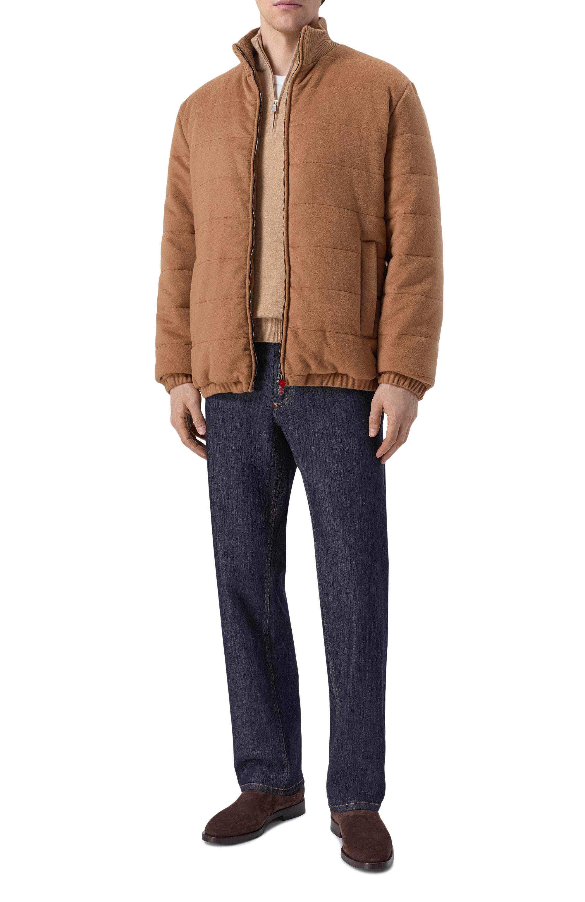 Бомбер из шерсти викуньи KITON, арт. UW2196K07777, фото 2