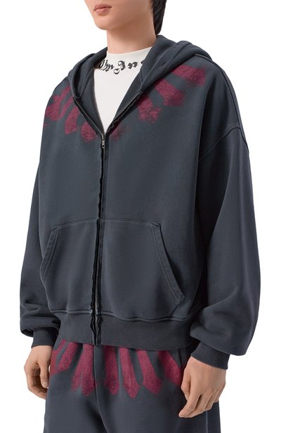 Хлопковая толстовка PALM ANGELS, арт. PMBE02FS26FLE001, фото 3