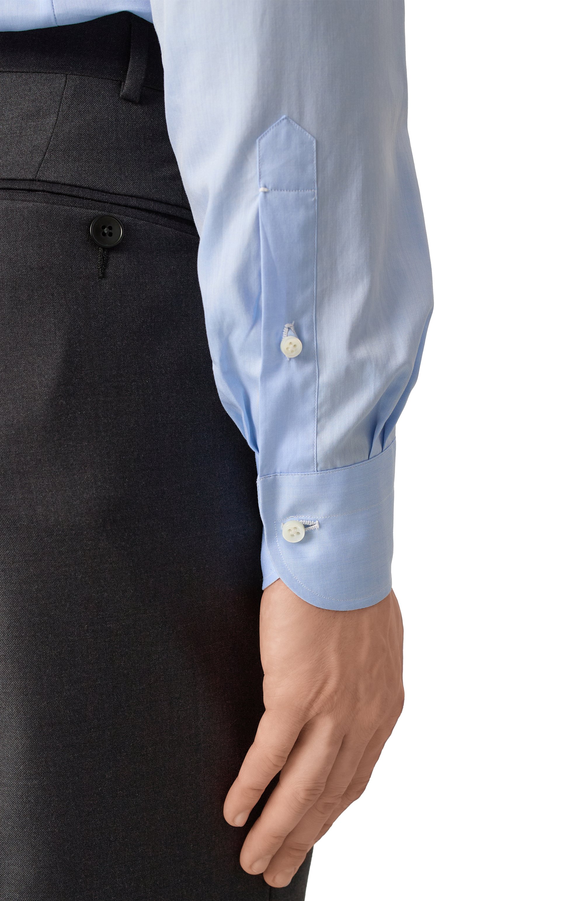 Хлопковая сорочка LUIGI BORRELLI, арт. PS30057, фото 5