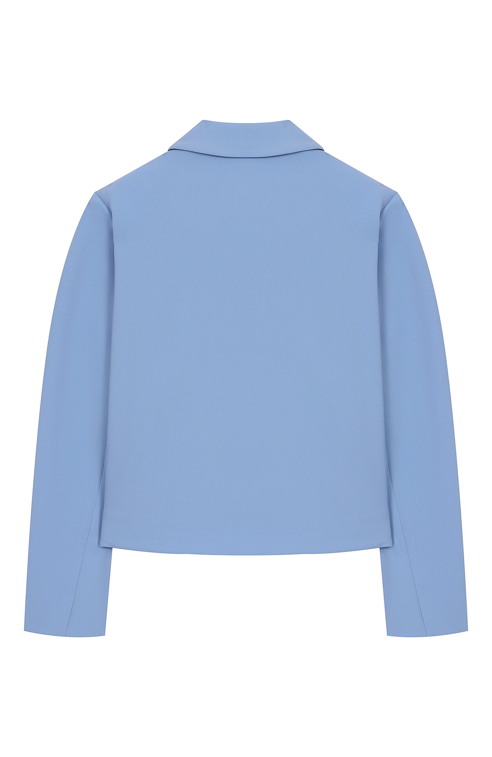 Жакет ELIE SAAB KIDS голубого цвета по цене 69950 руб., арт. EFGC024/TS0802_001, фото 2 Жакет ELIE SAAB KIDS, арт. EFGC024/TS0802_001, фото 2