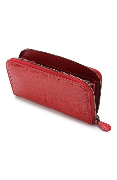 Кошелек из кожи крокоди ла на молнии BOTTEGA VENETA, арт. 114076/VBGH1/CNIL, фото 3