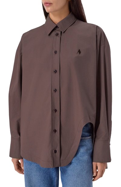 Хлопковая рубашка THE ATTICO, арт. 251WCH00004/CCC052AA, фото 3