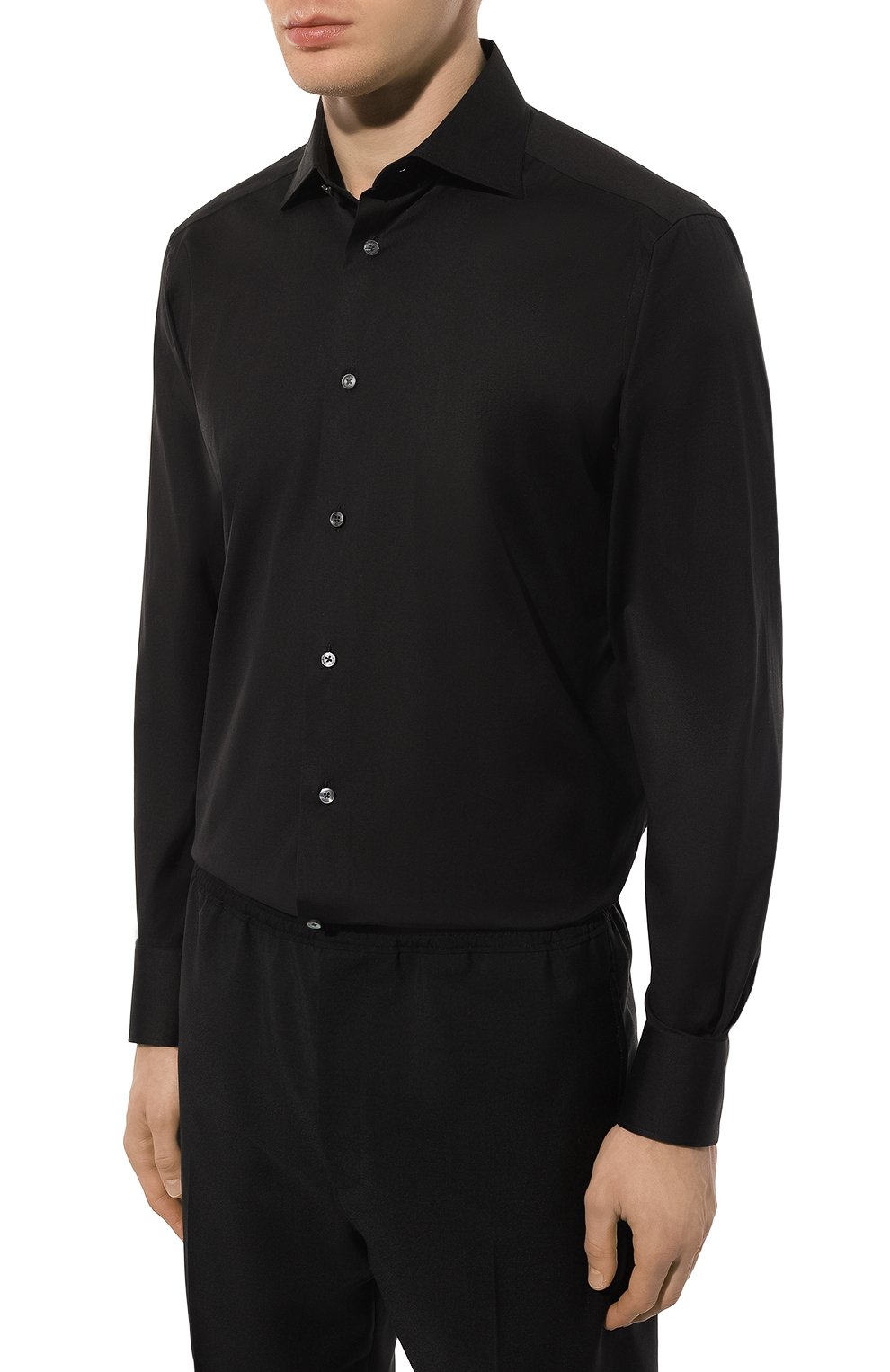 Хлопковая сорочка ZEGNA, арт. 704104A7/9MS0BA, фото 3