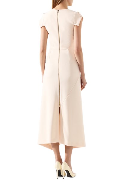 Платье ROLAND MOURET светло-розового цвета по цене 129000 руб., арт. PS20/S0840/F2196, фото 4 Платье ROLAND MOURET, арт. PS20/S0840/F2196, фото 4