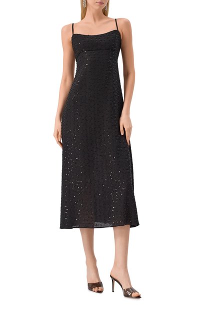 Льняное платье с отделкой пайетками LESYANEBO, арт. LN06H-1012_TEXA, фото 2