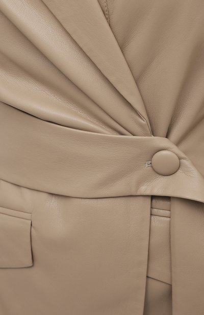 Жакет из экокожи NANUSHKA, арт. BEA_SANDST0NE_VEGAN LEATHER, фото 5