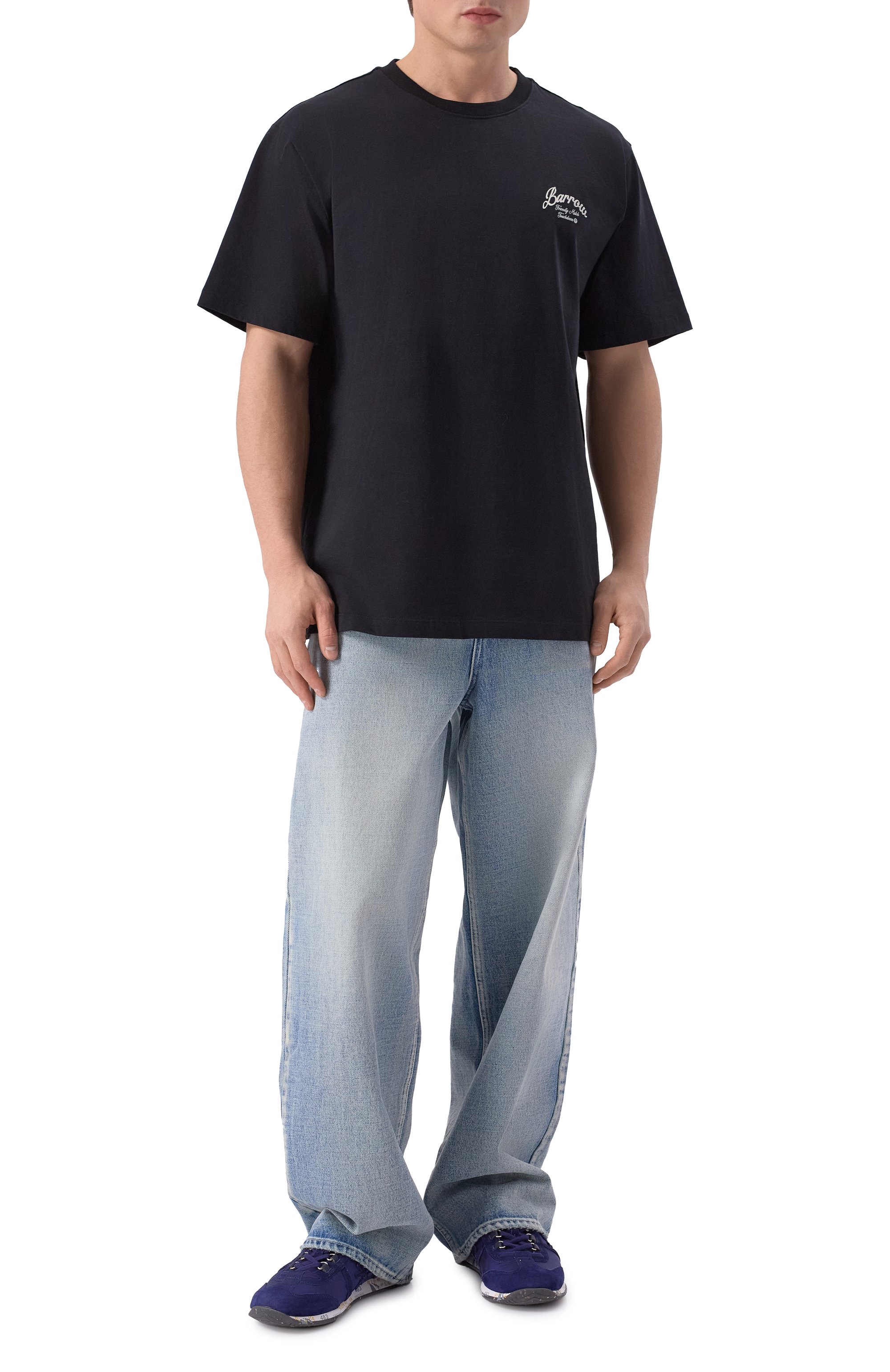 Хлопковая футболка BARROW, арт. S5BWMATH145, фото 2