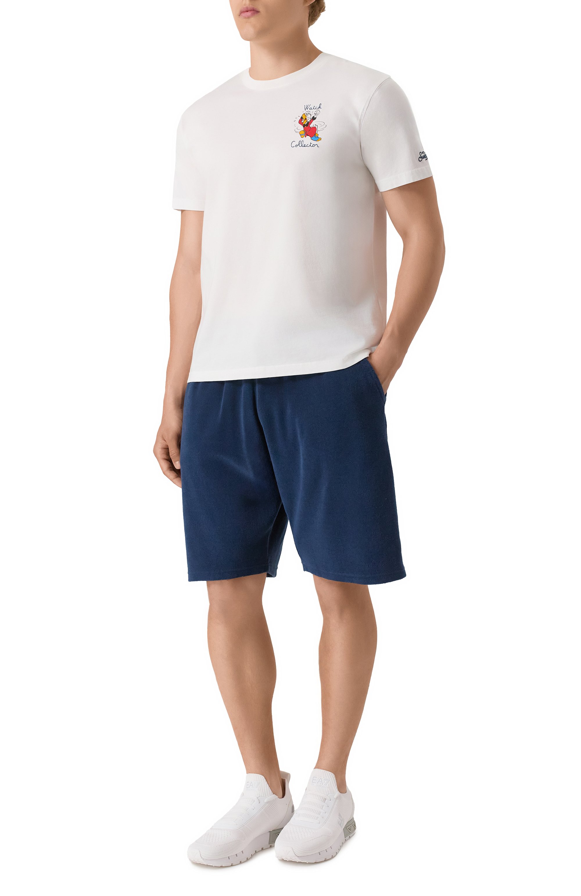 Хлопковые шорты MC2 SAINT BARTH, арт. STBM RANDLE SP0NGE/00021H, фото 2