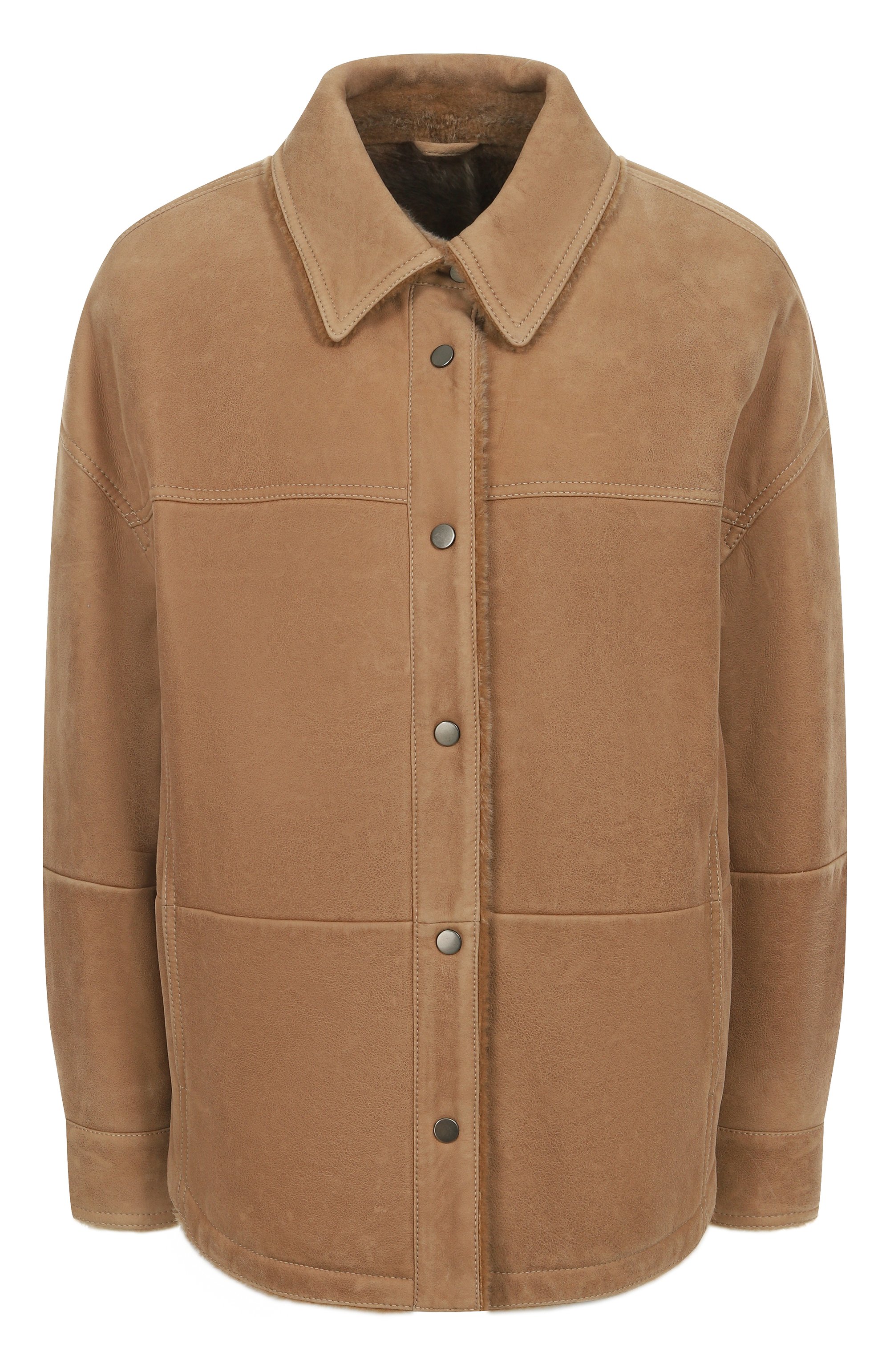 Куртка-рубашка из овчины BRUNELLO CUCINELLI, арт. MPMCS7866P, фото 1