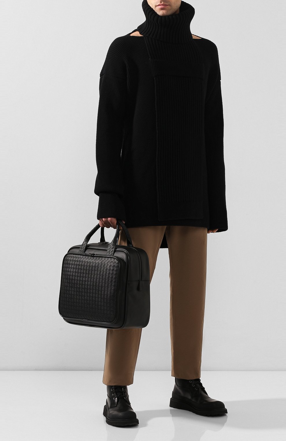 Кожаная дорожная сумка BOTTEGA VENETA, арт. 274546/V4651, фото 2