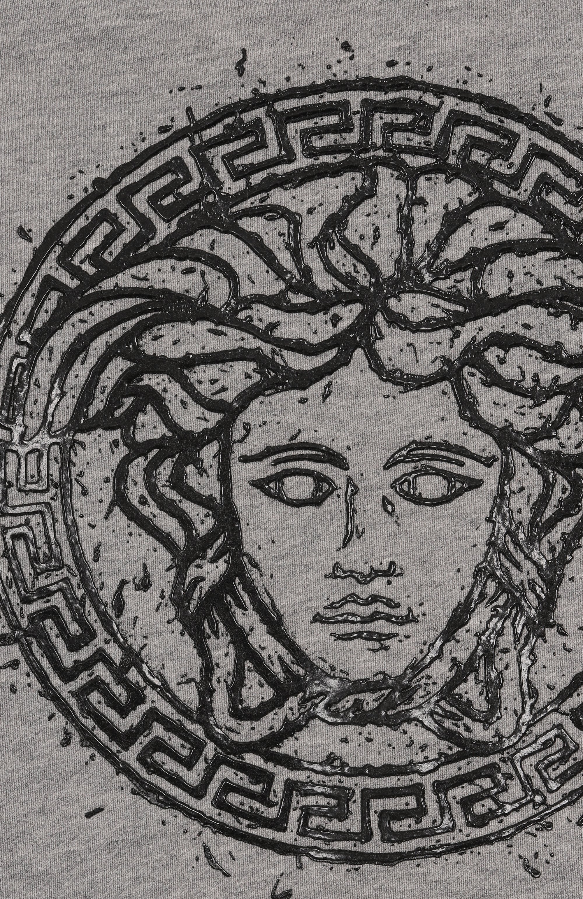 Хлопковое худи VERSACE, арт. 1018333/1A13053/8A-14A, фото 3