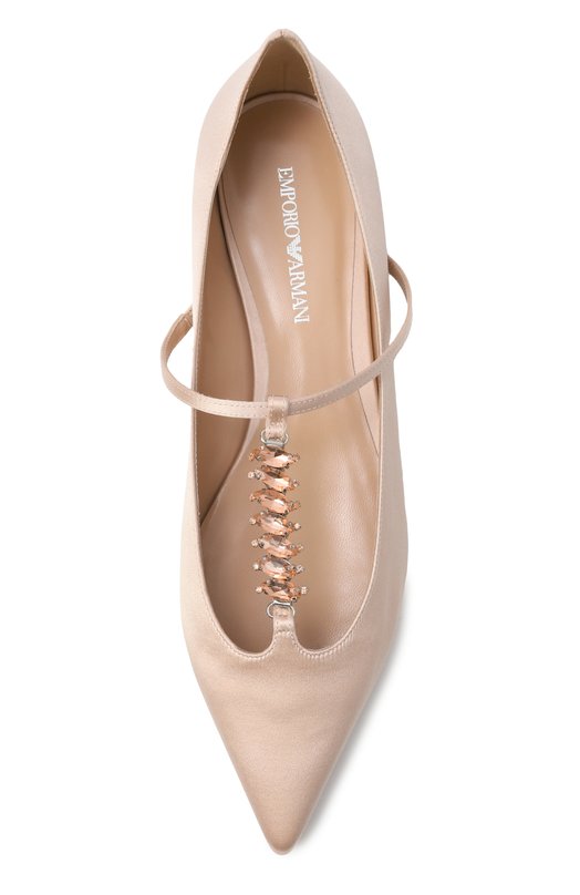 Текстильные балетки Emporio Armani EW004113/AF17510 Розовый  EW004113/AF17510 Фото 6