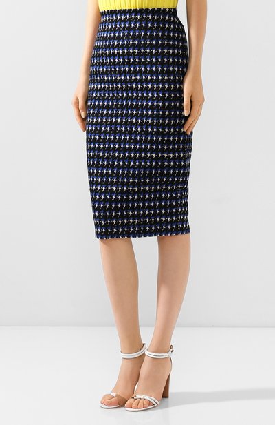 Хлопковая юбка VICTORIA BECKHAM, арт. 1120WSK000882A, фото 3