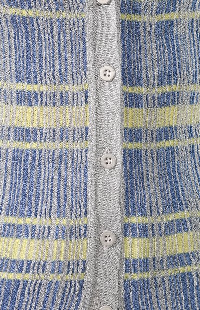 Кардиган M MISSONI голубого цвета по цене 78800 руб., арт. 2DM00095/2K005L, фото 5 Кардиган M MISSONI, арт. 2DM00095/2K005L, фото 5