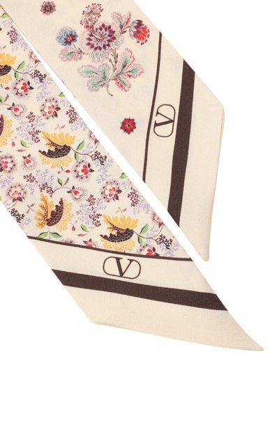 Шелковый шарф-твилли VALENTINO, арт. 6W2E6017/BBD, фото 4