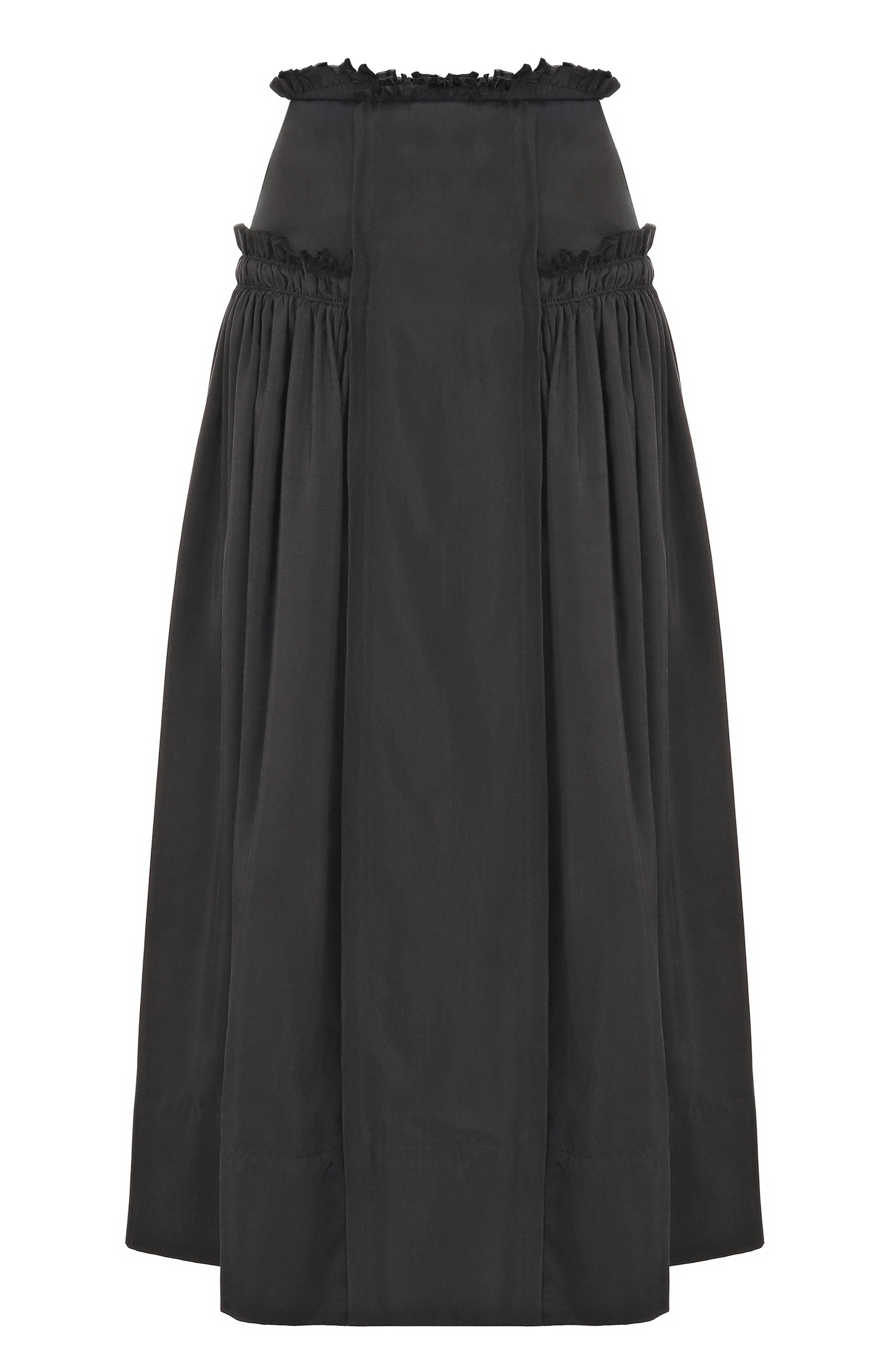 Шелковая юбка ANN DEMEULEMEESTER, арт. B0014011/FA731, фото 1