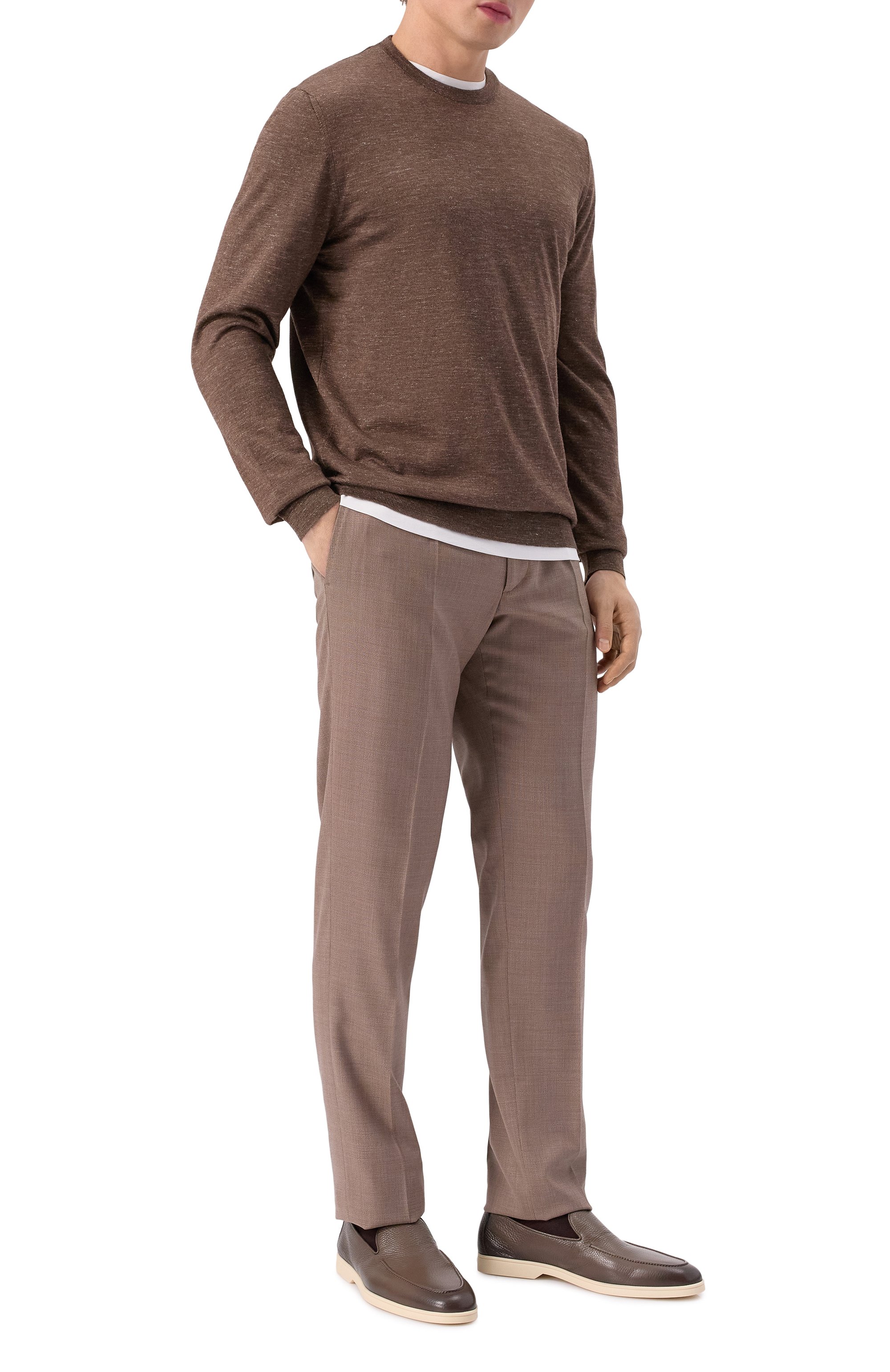 Кожаные лоферы DOUCAL'S, арт. DU3413NWMAUY215G, фото 2