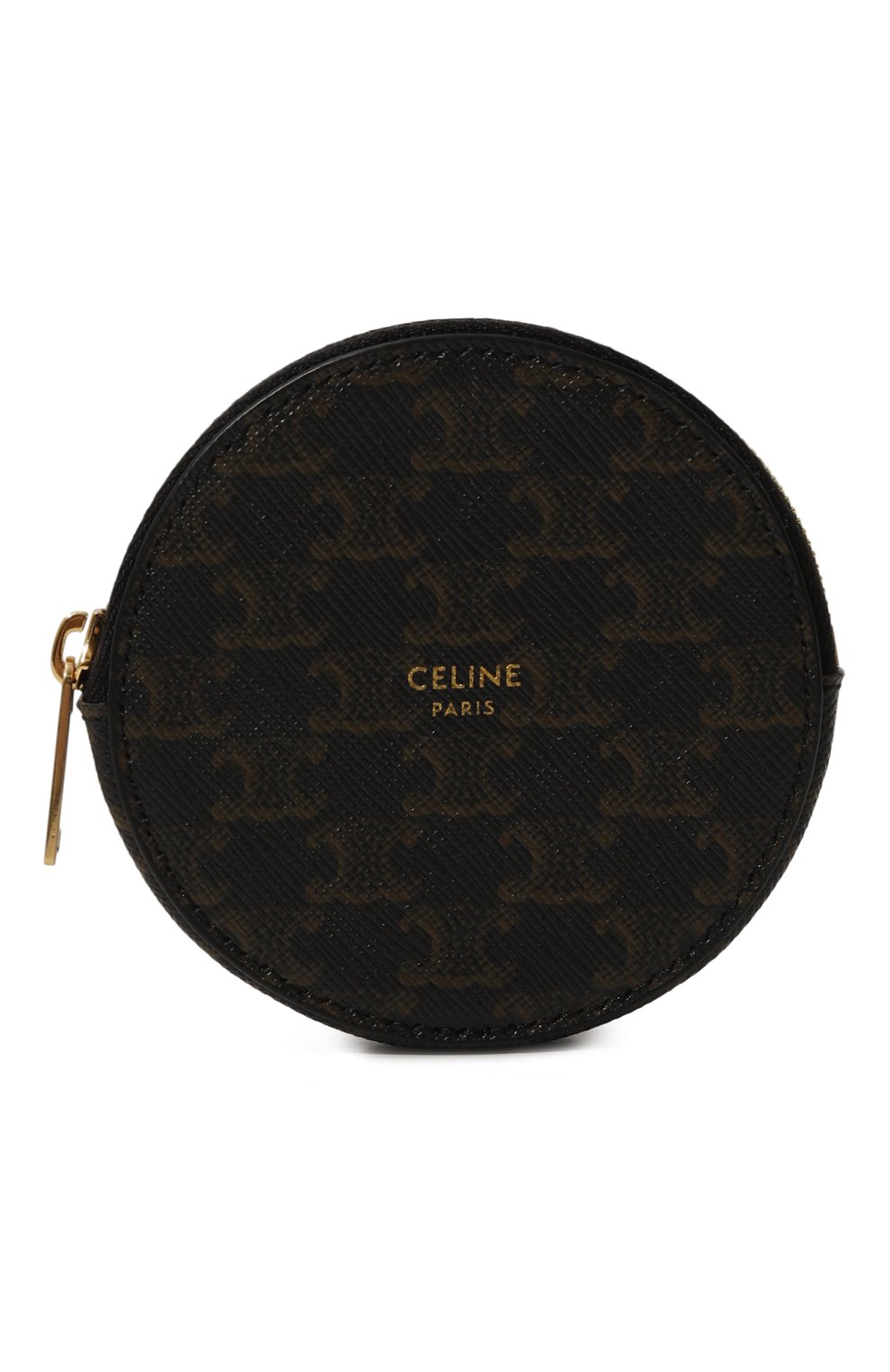 Кошелек для монет CELINE черного цвета по цене 27550 руб., арт. 10D22/2BQ3, фото 1 Кошелек для монет CELINE, арт. 10D22/2BQ3, фото 1