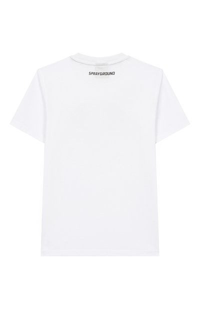 Хлопковая футболка SPRAYGROUND, арт. SPY1328WHT, фото 2