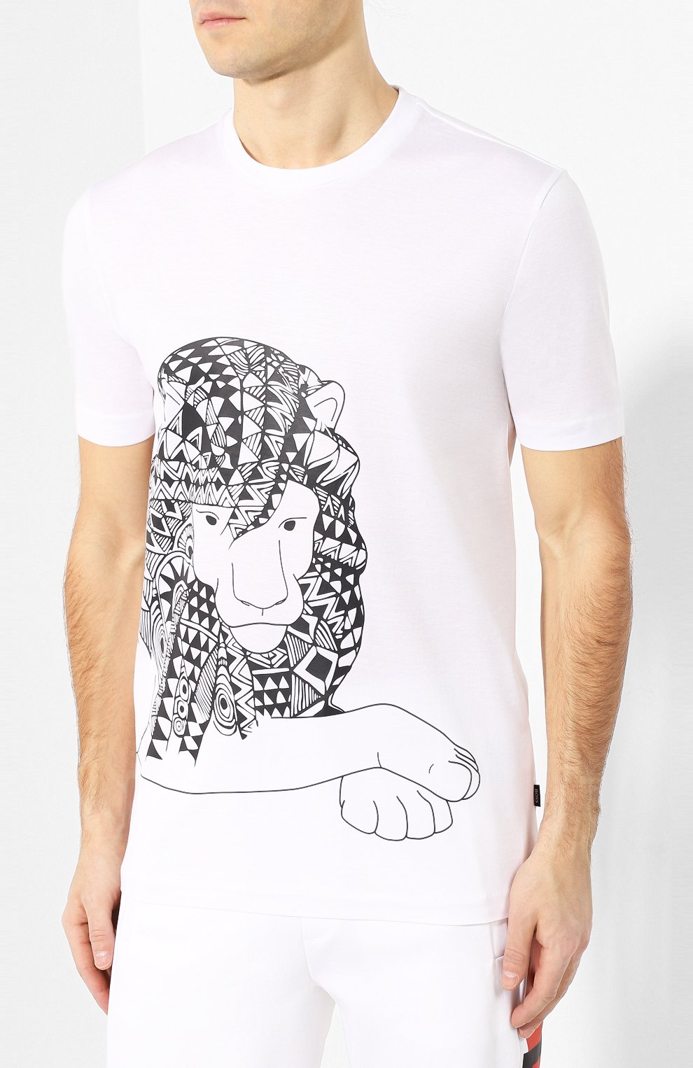 Хлопковая футболка BOSS, арт. 50423048, фото 3