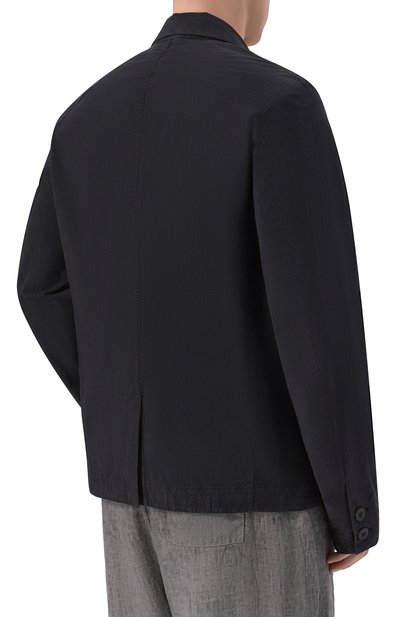 Хлопковый пиджак TRANSIT черного цвета по цене 66550 руб., арт. CFUTRCG163, фото 4 Хлопковый пиджак TRANSIT, арт. CFUTRCG163, фото 4