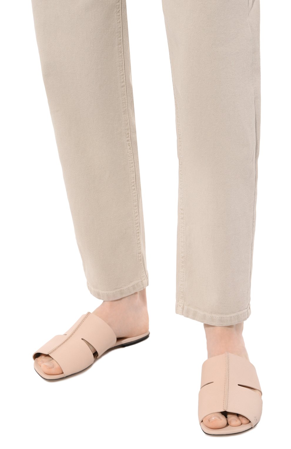 Кожаные шлепанцы LORENA ANTONIAZZI, арт. P24207SC17D/9884, фото 3