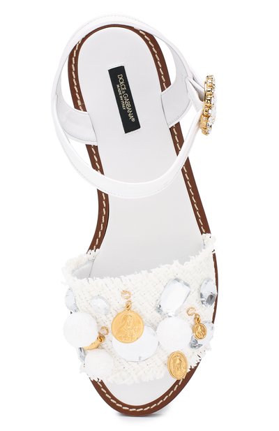 Плетеные сандалии DOLCE & GABBANA, арт. CQ0238/AK225, фото 5