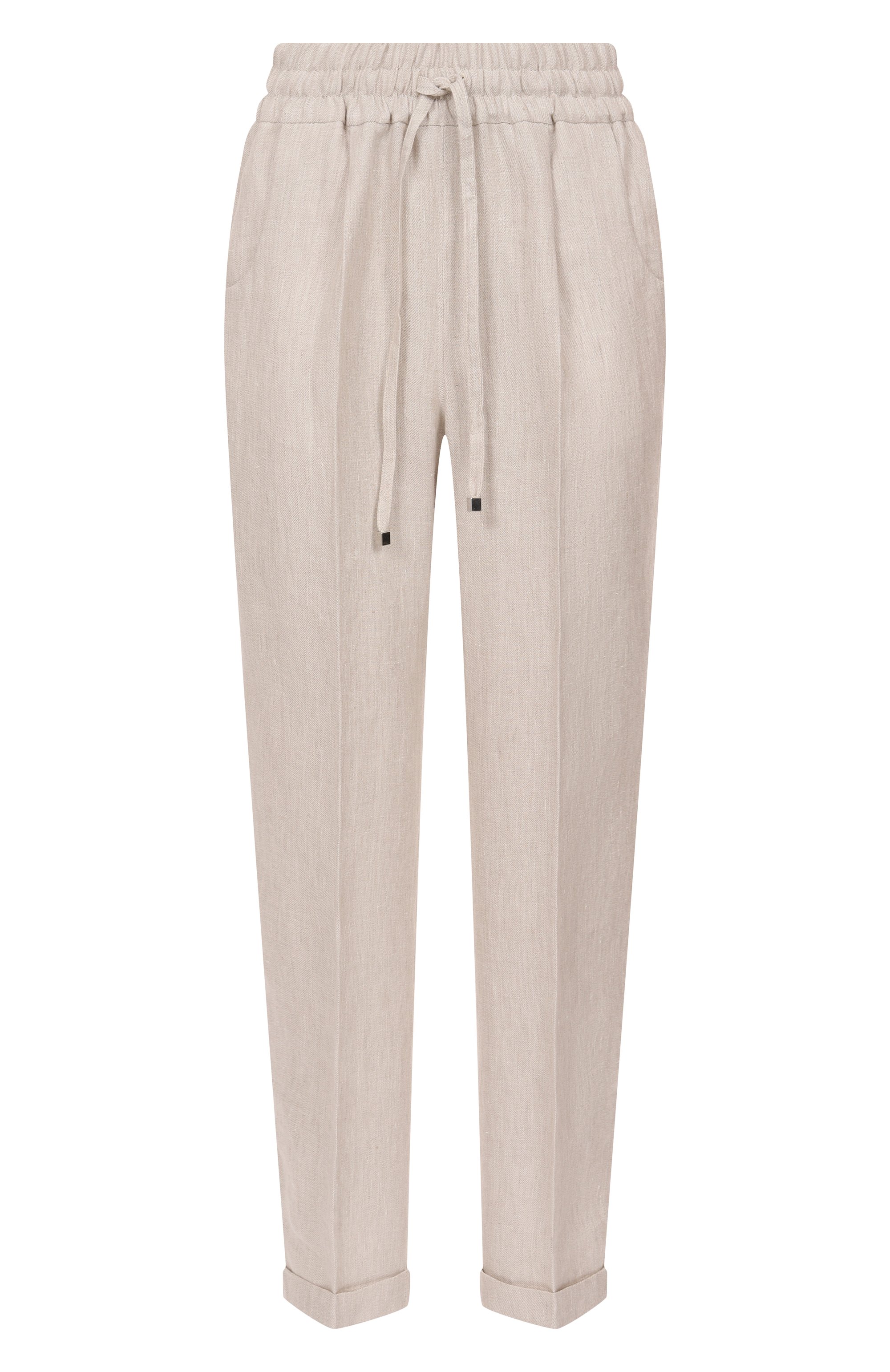 Льняные брюки KITON, арт. D37102K0635E05, фото 1