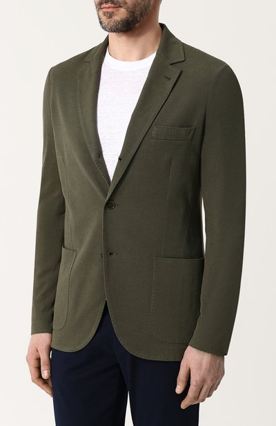 Пиджак из хлопка и шелка LORO PIANA, арт. FAE8388, фото 3