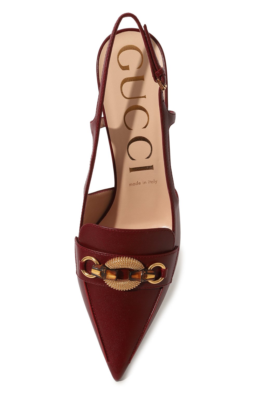 Кожаные туфли GUCCI, арт. 658818 C9D00, фото 6