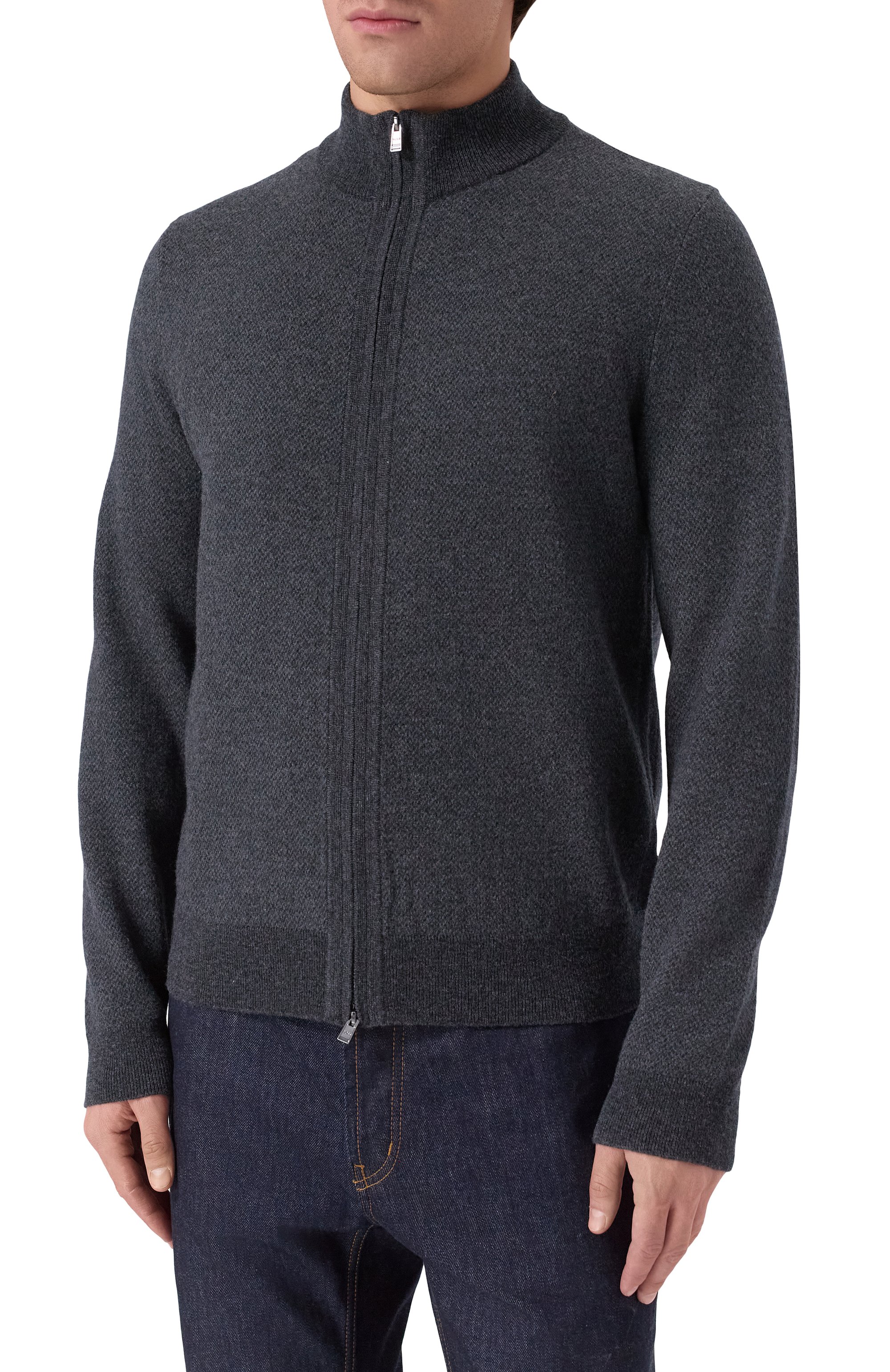 Кардиган из шерсти и хлопка BOSS, арт. 50549950, фото 3