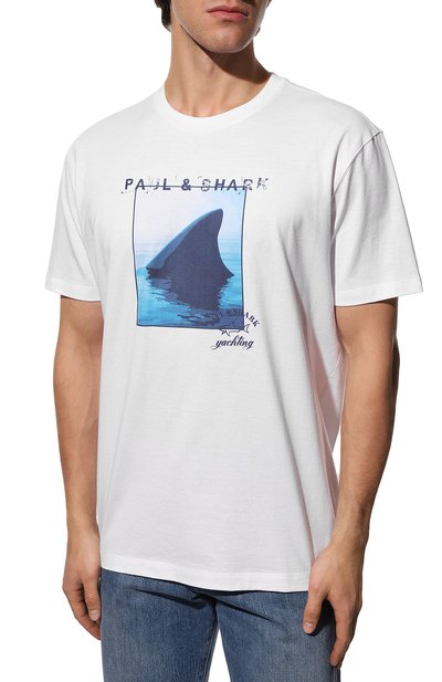 Хлопковая футболка PAUL&SHARK, арт. 23411059, фото 3