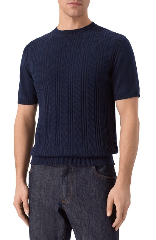 Джемпер Canali C1176/MK02463 Синий  C1176/MK02463 Фото 3