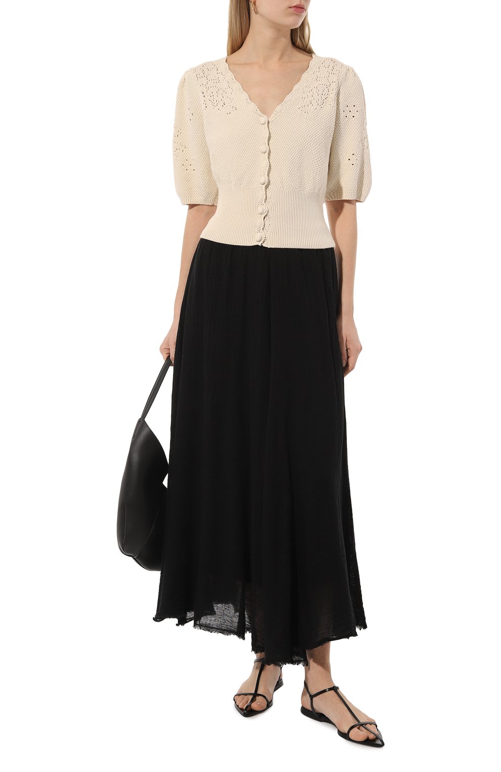 Юбка из хлопка и льна DEHA, арт. D02575, фото 2